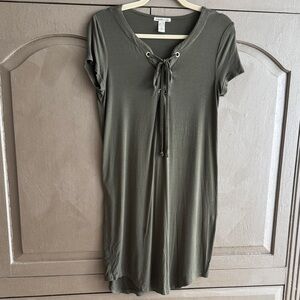 Charlotte Russe Olive Green Dress size Small